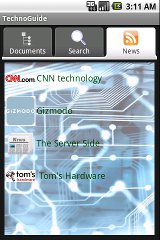 technology news android app screen